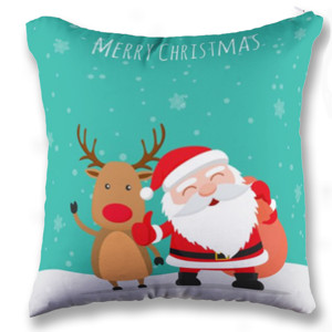 Bantal Santa & Deer Christmas