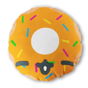 Bantal Bulat Donat orange