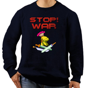 Jaket Sweater Stop! War