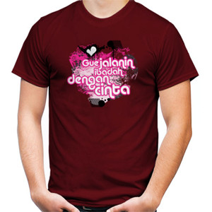 Kaos Ibadah dengan Cinta