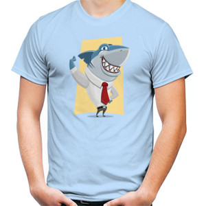 Kaos Shark Cartoon