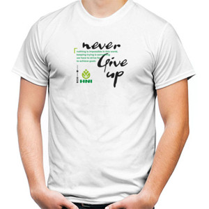 Kaos HNI Never Give Up
