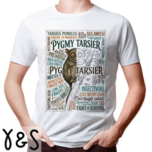 Kaos Kaos Custom Pygmy Tarsier Sulawesi Fauna Premium