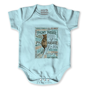 Baby Jumper Kaos Custom Pygmy Tarsier Sulawesi Fauna Premium