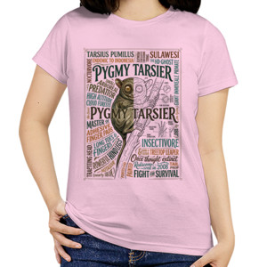 Kaos Kaos Custom Pygmy Tarsier Sulawesi Fauna Premium