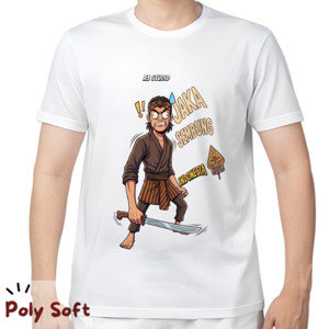 Kaos Kaos Jaka Sembung Wayang Poly Soft