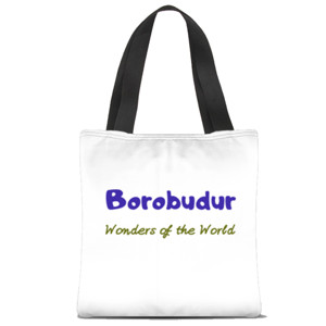 Tas Tote Fullprint Tas Borobudur