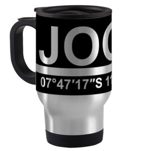 Travel Mug Kode IATA Bandara Adi Sucipto Yogyakarta JOG