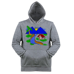 Jaket Hoodie Pemandangan