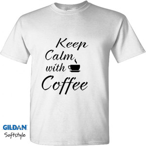 Kaos KEEP CALM WITH COFFEE 