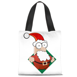 Tas Tote Fullprint santa klaus