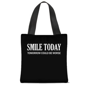 Tas Tote Fullprint Smile Today