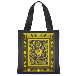 Tas Tote Fullprint BATIK 2TONE 7