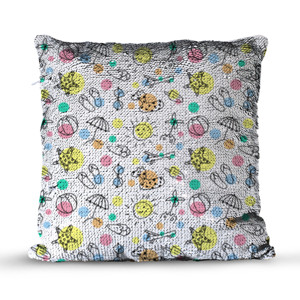 Bantal Ajaib bantal ajaib doodle summer pattern