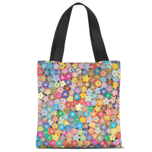 Tas Tote Fullprint flower