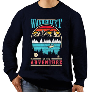 Jaket Sweater Wanderlust canoe adventure