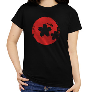 Kaos black sakura