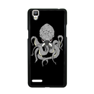 The Octopus Black (Hard case Doff solid) Casing HP
