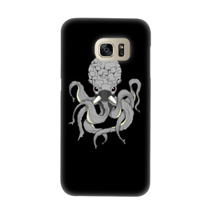The Octopus Black (Hard case Doff solid) Casing HP