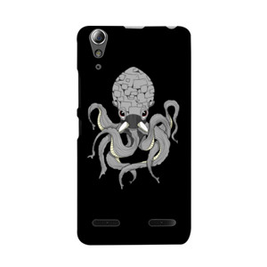 The Octopus Black (Hard case Doff solid) Casing HP