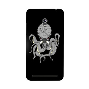 The Octopus Black (Hard case Doff solid) Casing HP