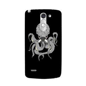The Octopus Black (Hard case Doff solid) Casing HP