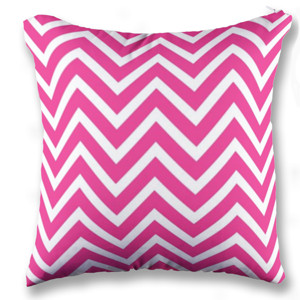 Bantal Chevron Pink