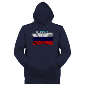 Jaket Hoodie Supporter Team Russia