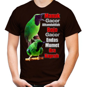 Kaos Burung Cucak Ijo