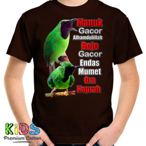 Kaos Burung Cucak Ijo