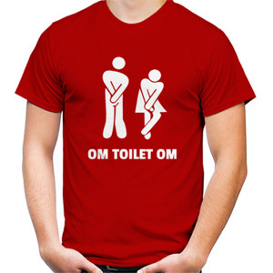 Kaos OM Toilet OM (warna putih)