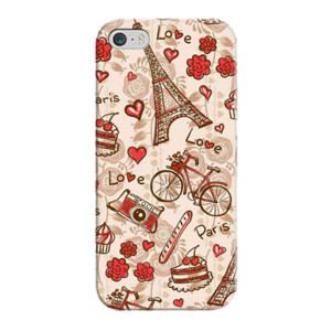 Pattern Love Paris 0122 Custom Case Casing HP