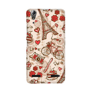 Pattern Love Paris 0122 Custom Case Casing HP