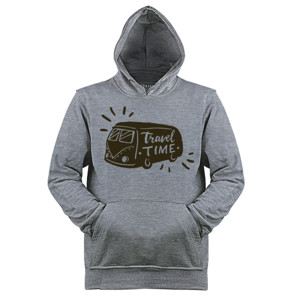 Jaket Hoodie Travel Time