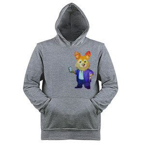 Jaket Hoodie Cute Busy Dog - Kaos Anjing Sibuk Keren