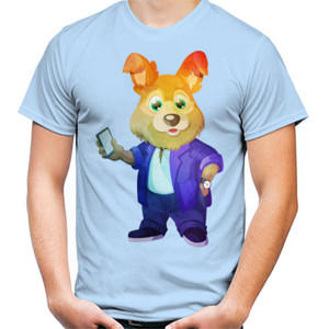 Kaos Cute Busy Dog - Kaos Anjing Sibuk Keren