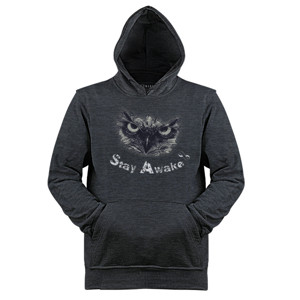 Jaket Hoodie Owl Stay Awake