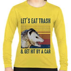 Kaos Kaos Premium Lets Eat Trash And Get Hit By A Car