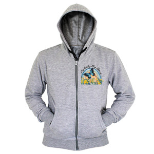 Hoodie Zipper Kaos Cewe Keren, Tema Kupu-kupu