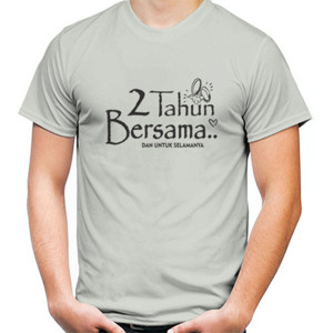 Kaos Hadiah Ulang Tahun Jadian Pernikahan