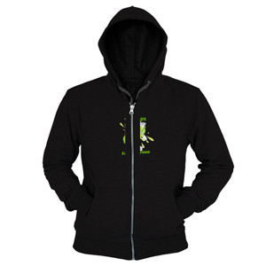 Hoodie Zipper Lime juice