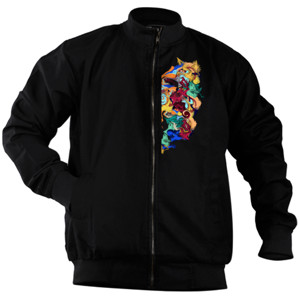 Jaket Bomber Colors in the dark