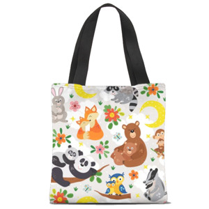 Tas Tote Fullprint animal pattern series