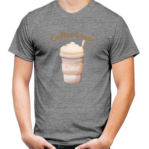 Kaos Pecinta Kopi - Coffee Lover Secangkir Kopi Hati