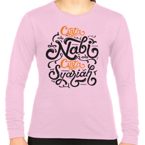Kaos Cinta Nabi Cinta Syariah