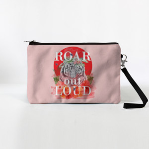 Dompet Roar Out Loud, Tiger on red moon