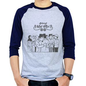 Kaos Raglan Menyambut Idul Fitri