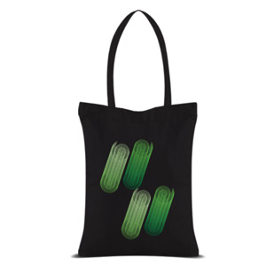 Tas Tote Kertas Line Art (Line Art Paper)