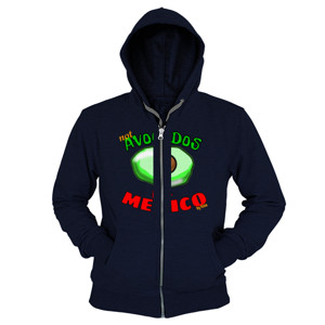 Hoodie Zipper Avocado from Mexico