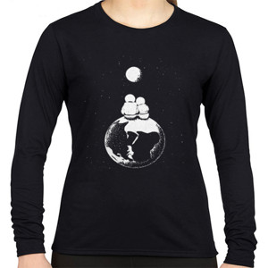 Kaos Baju Kaos Distro Astronaut girl and boy